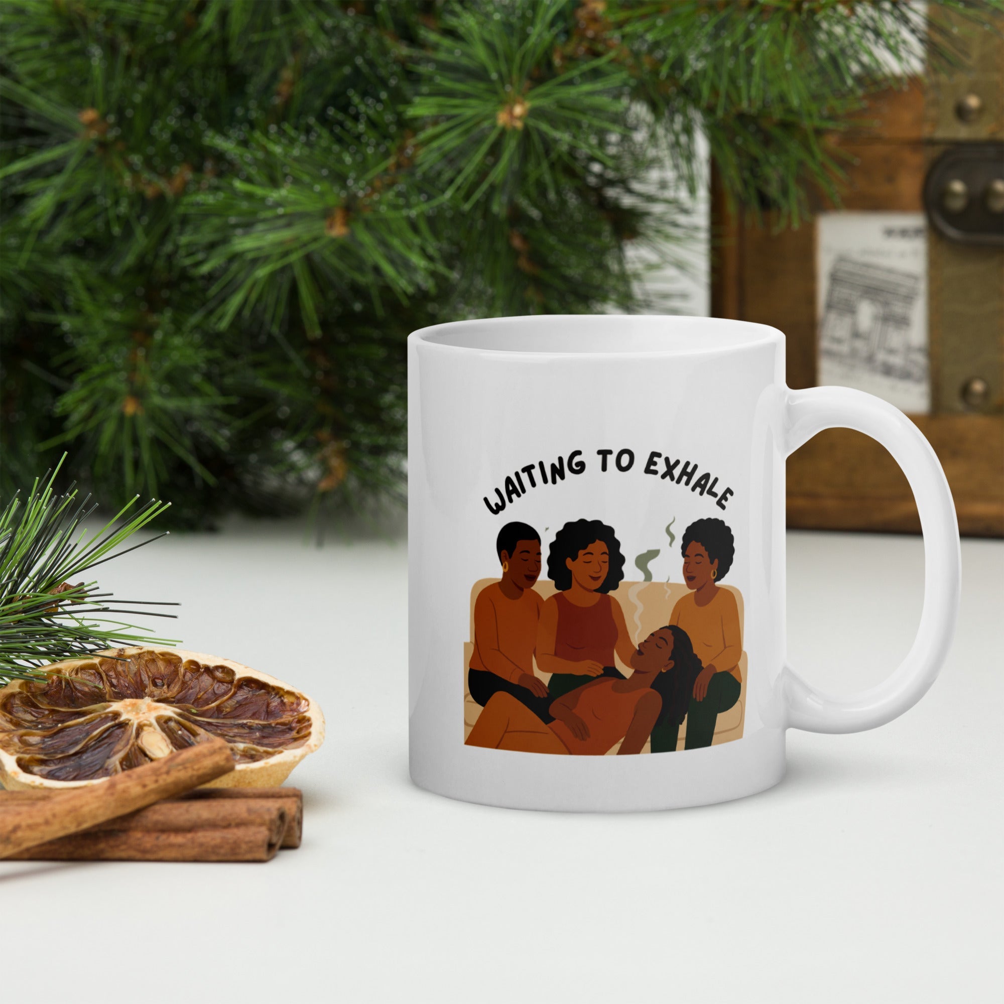 Let’s Exhale Mug Collection – Breathe. Sip. Heal. Repeat.