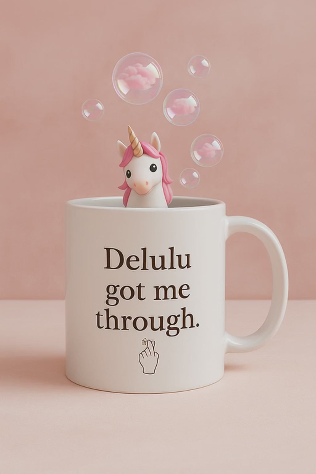 Delulu got me through mug